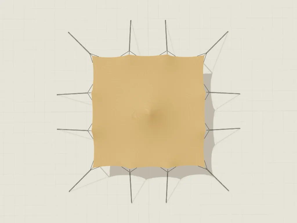 Stretchtent 10x10 | 750 gr/m²