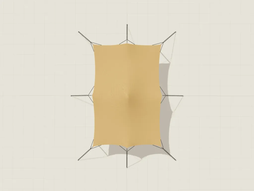 Stretchtent 6x9 | 550 gr/m²