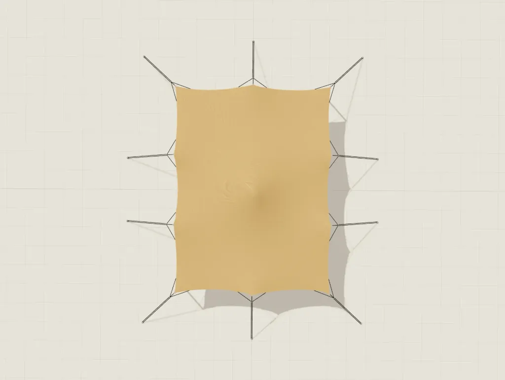 Stretchtent 7,5x10 | 550 gr/m²